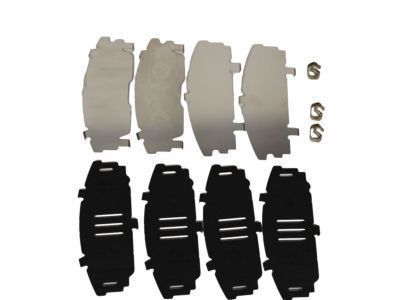Front Brake Pad Hardware Kit Toyota Corolla 2009