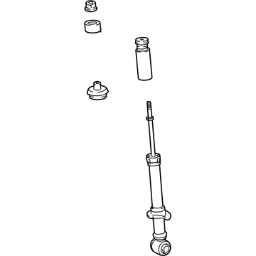 Rear Left/Right Shock Absorber Toyota Corolla 2009