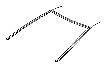Illustrative image — Front Windshield Moulding