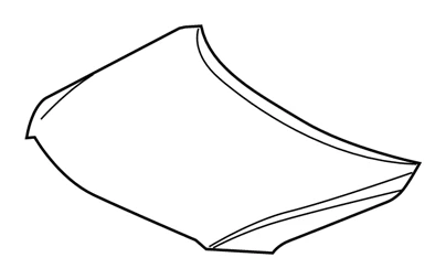 Hood Toyota Corolla Gulf 2008