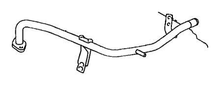 Heater Pipe Toyota Corolla 2007
